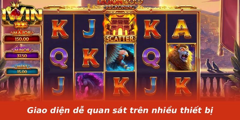Giao diện dễ quan sát trên nhiều thiết bị
