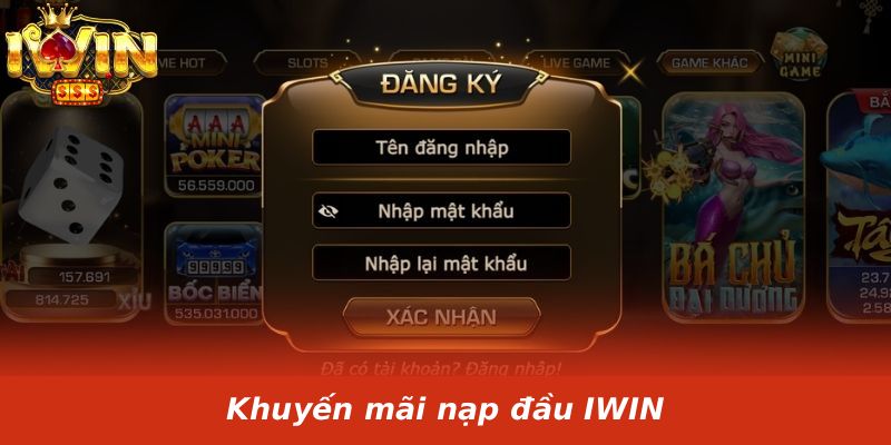 Khuyến mãi nạp đầu IWIN